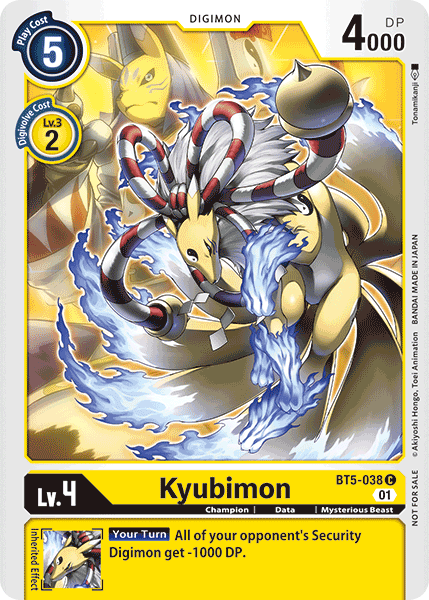 Kyubimon Card Front