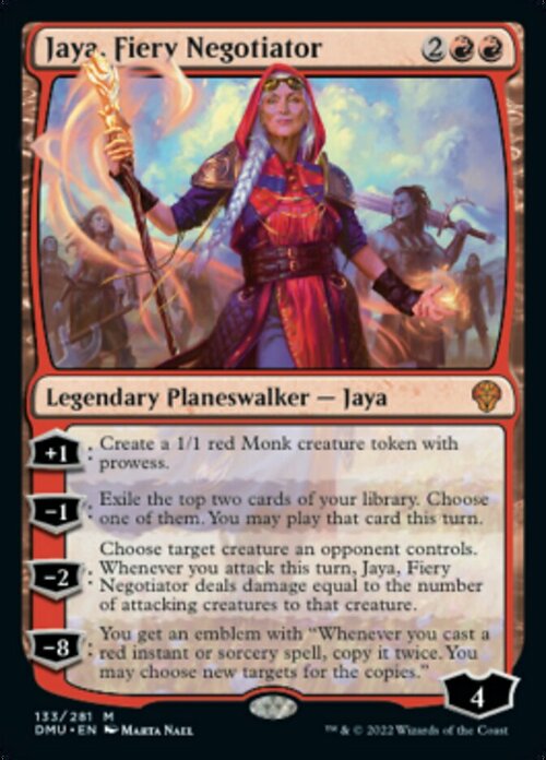 Jaya, Fiery Negotiator Card Front