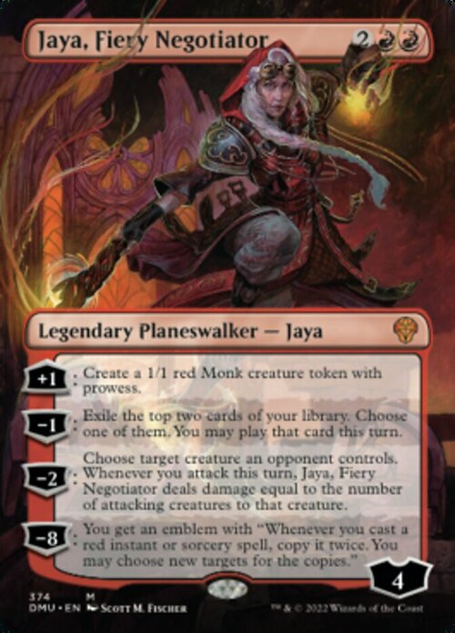 Jaya, Fiery Negotiator Card Front