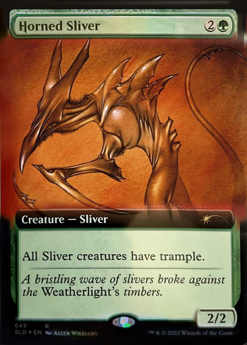 Horned Sliver Card Front