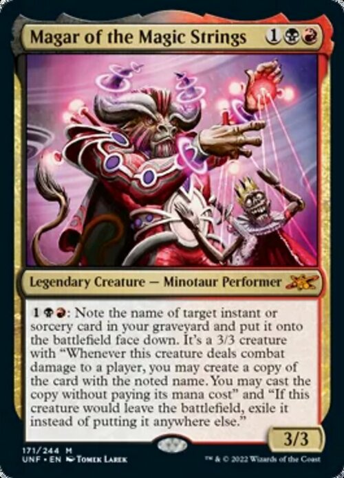 Magar of the Magic Strings Card Front