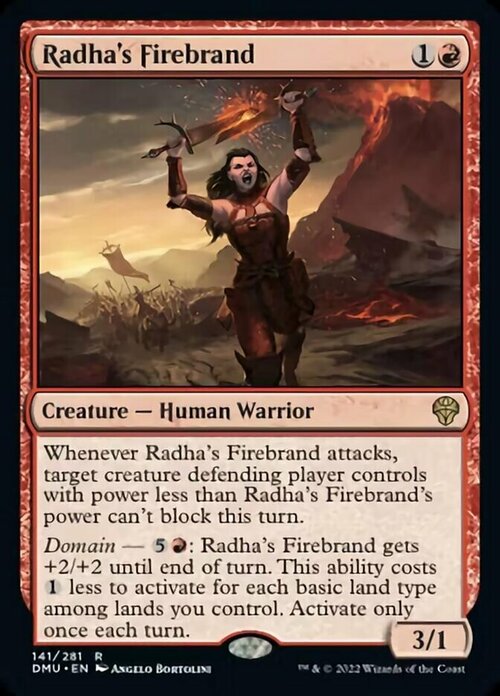 Radha's Firebrand Card Front