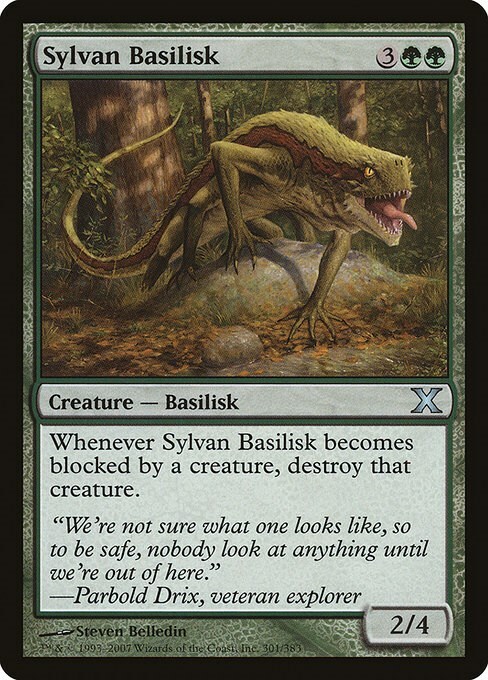 Sylvan Basilisk Card Front