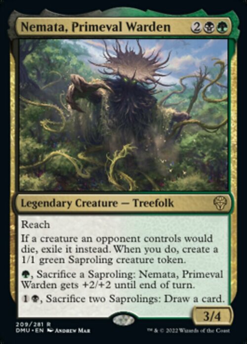 Nemata, Primeval Warden Card Front