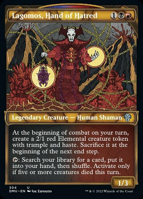 Lagomos, Hand of Hatred Card Front