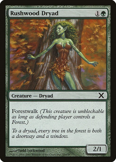 Rushwood Dryad Card Front