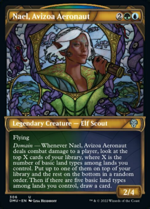 Nael, Avizoa Aeronaut Card Front