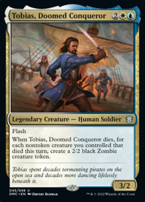 Tobias, Doomed Conqueror Card Front