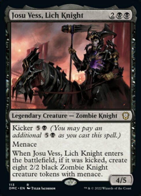 Josu Vess, Lich Knight Card Front