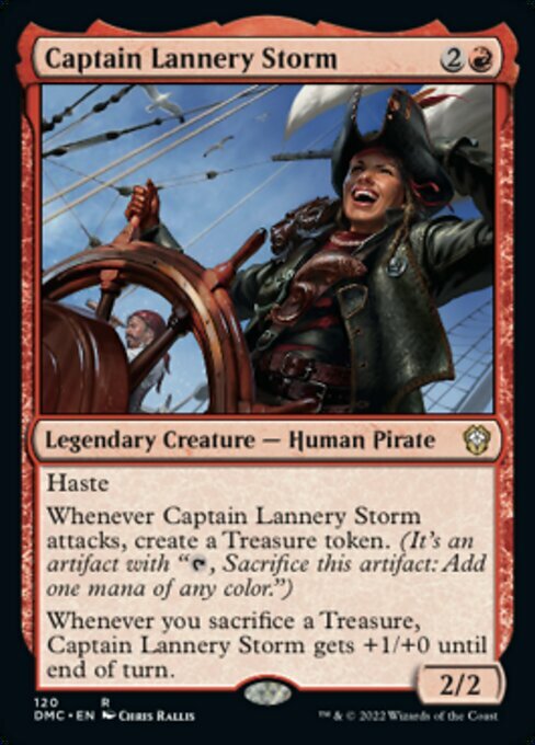 Captain Lannery Storm Card Front