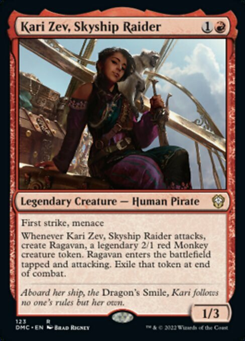 Kari Zev, Skyship Raider Card Front