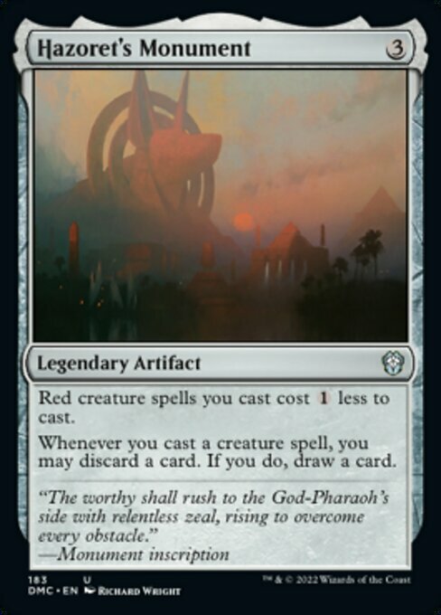 Hazoret's Monument Card Front