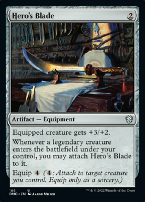 Hero's Blade Card Front