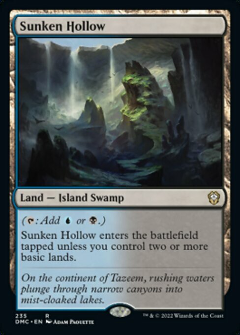 Sunken Hollow Card Front