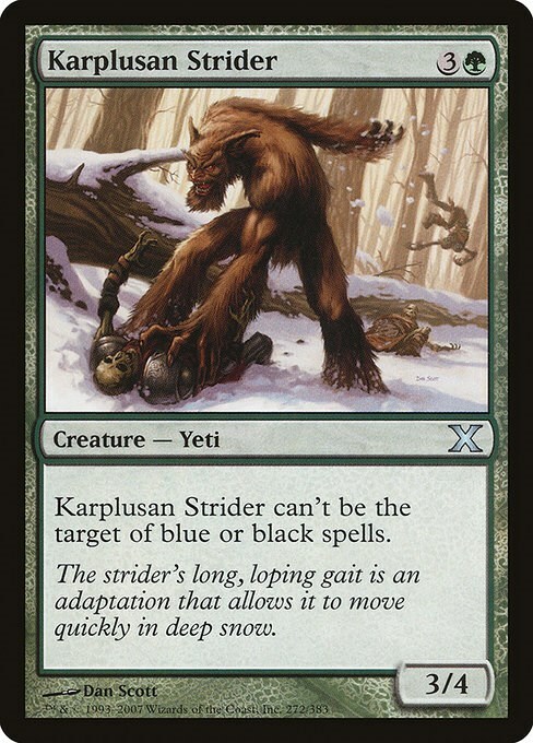 Karplusan Strider Card Front