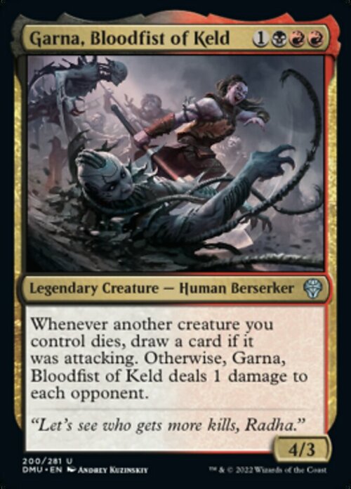 Garna, Bloodfist of Keld Card Front