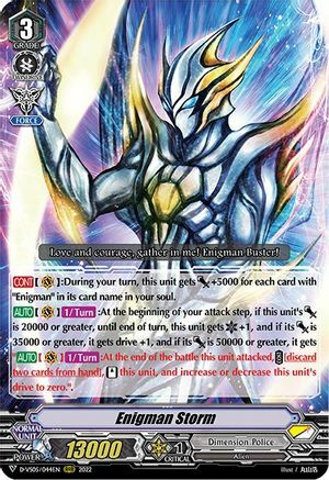 Enigman Storm Card Front