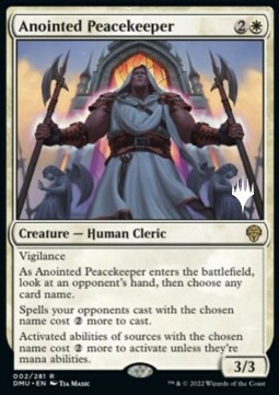 Anointed Peacekeeper Card Front