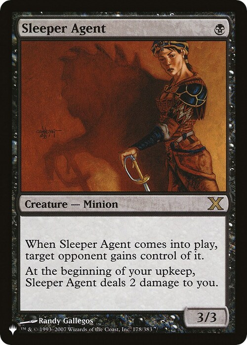 Sleeper Agent Card Front