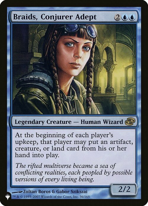 Braids, Conjurer Adept Card Front