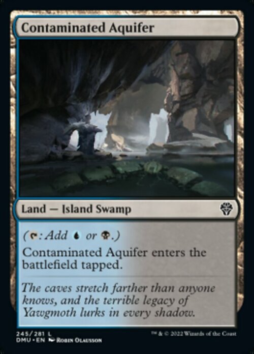 Contaminated Aquifer Card Front