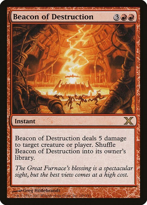 Beacon of Destruction Card Front