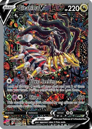 Giratina V Card Front