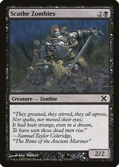 Scathe Zombies Card Front