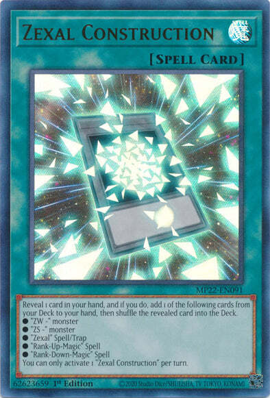 Zexal Construction Card Front