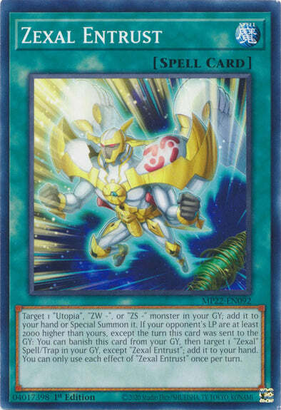 Zexal Entrust Card Front