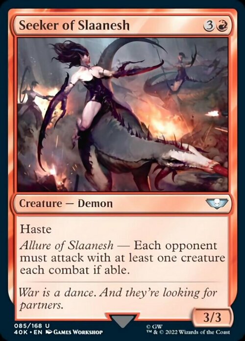 Seeker of Slaanesh Card Front