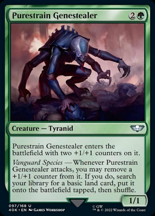 Purestrain Genestealer Card Front