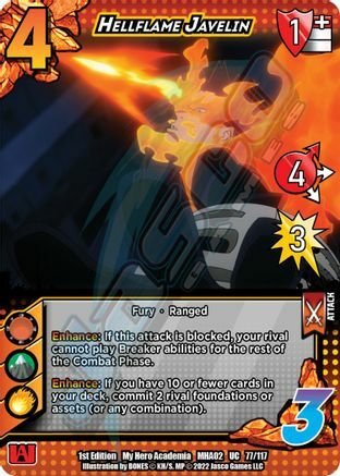 Hellflame Javelin Card Front