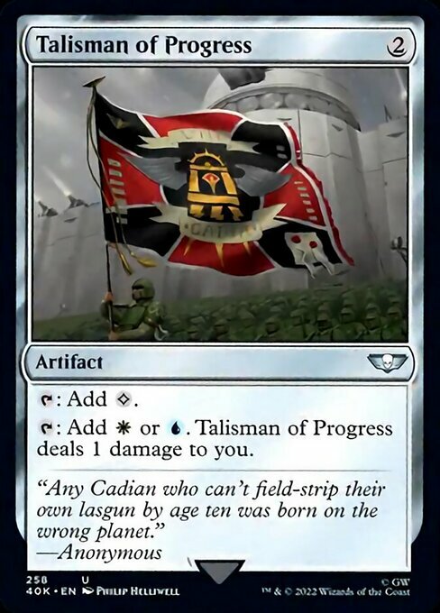 Talisman of Progress Card Front