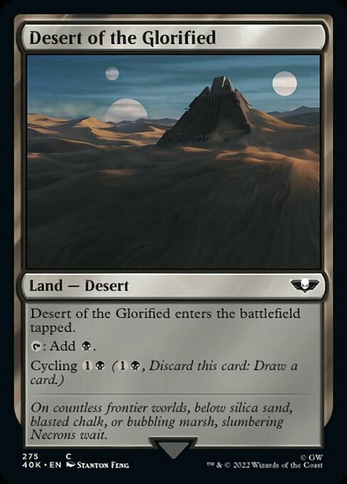 Desert of the Glorified Card Front