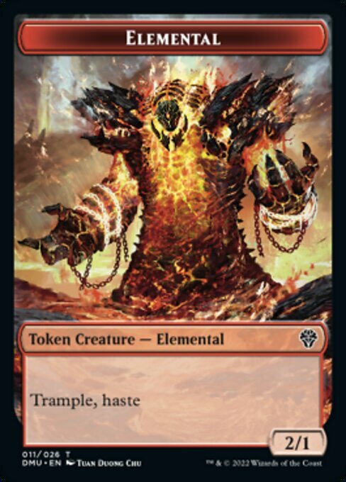 Elemental // Saproling Card Front