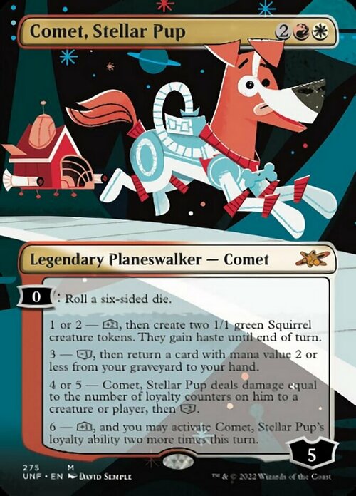 Comet, Stellar Pup Card Front