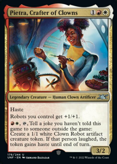 Pietra, Crafter of Clowns Card Front