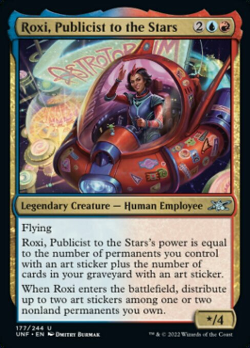 Roxi, Publicist to the Stars Card Front