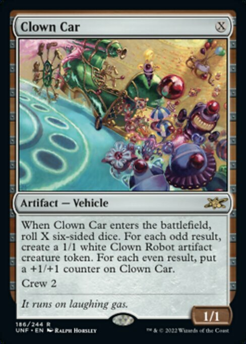 Clown Car Card Front