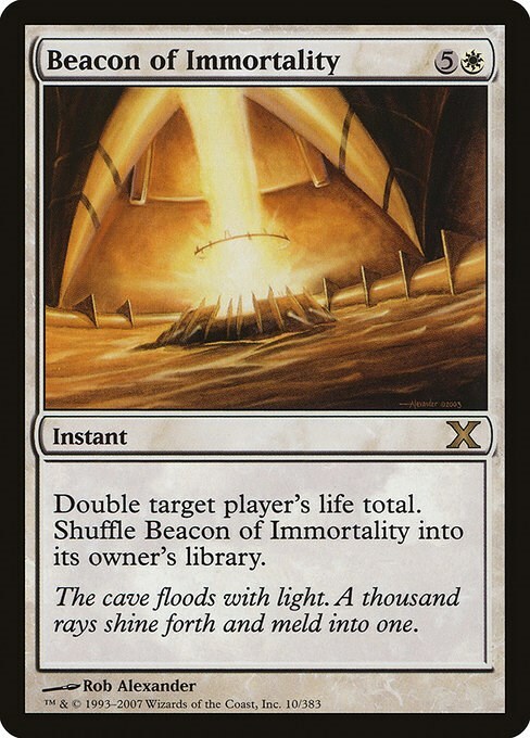 Beacon of Immortality Card Front