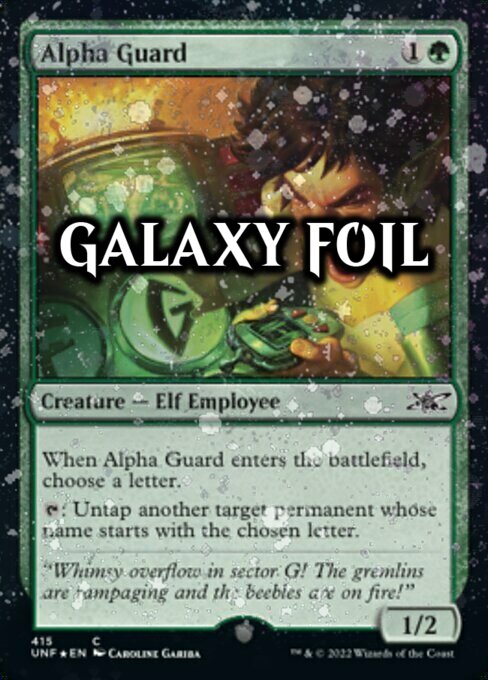 Alpha Guard Card Front