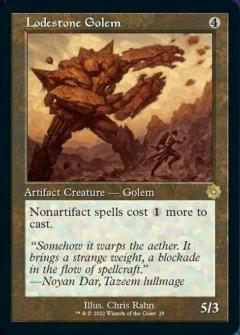 Lodestone Golem Card Front