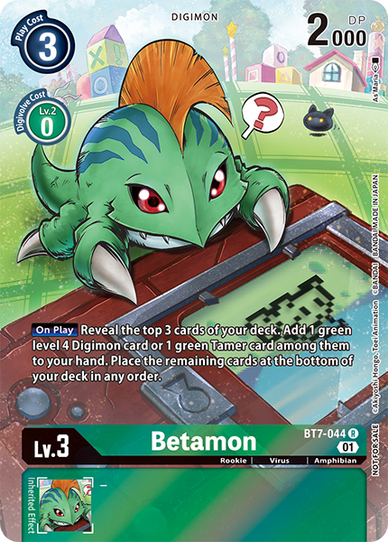 Betamon Card Front