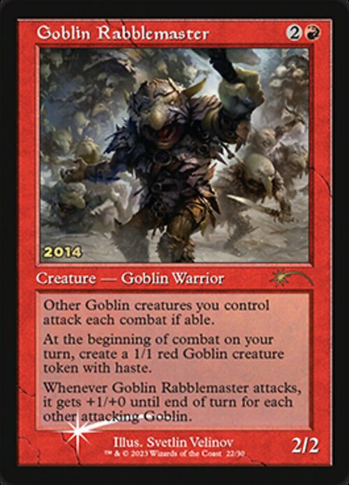 Goblin Rabblemaster Card Front