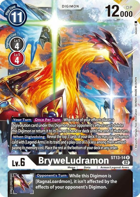 BryweLudramon Card Front