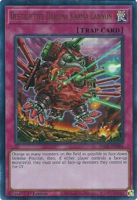 Destructive Daruma Karma Cannon Card Front