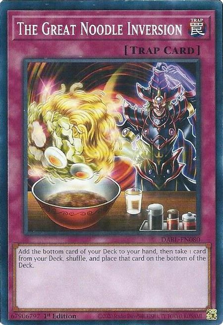 The Great Noodle Inversion Card Front