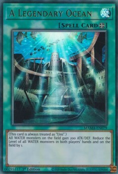 A Legendary Ocean Card Front