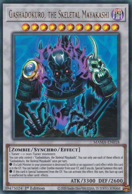 Gashadokuro, the Skeletal Mayakashi Card Front